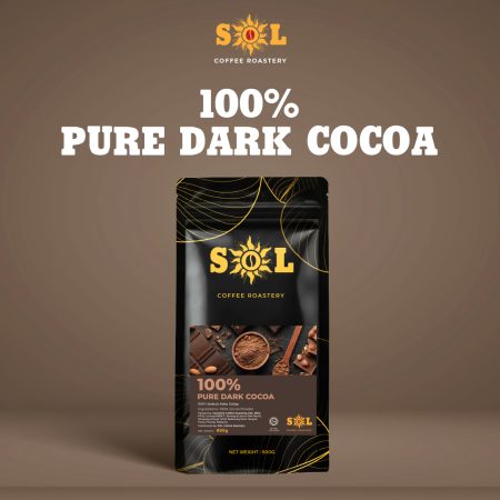 100% PURE DARK COCOA POWDER 500G/PKT
